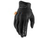Image 1 for 100% Cognito Full Finger Gloves (Black/Charcoal) (XL)
