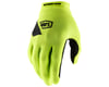 100% Ridecamp Gloves (Fluo Yellow) (L)