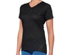 100% Women's Airmatic Short Sleeve Jersey (Black) (M)