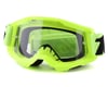 100% Strata 2 Youth Goggles (Fluo Yellow) (Clear Lens)