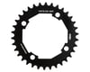 Image 1 for Answer Typhoon C4 4-Bolt Chainring (Black) (34T)