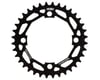 Image 1 for Answer Typhoon C4 4-Bolt Chainring (Black) (36T)