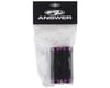 Image 2 for Answer Flangeless Lock-on Grips (Black/Purple) (Pair) (105mm)