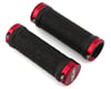 Image 1 for Answer Flangeless Lock-On Grips (Black/Red) (Pair) (105mm)