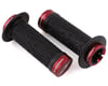 Image 1 for Answer Flange Lock-on Grips (Black/Red) (Pair) (105mm)
