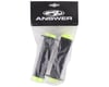 Image 2 for Answer Flange Lock-On Grips (Black/Flo Yellow) (Pair) (135mm)