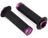 Answer Flange Lock-On Grips (Black/Purple) (Pair) (135mm)