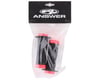 Image 2 for Answer Flange Lock-On Grips (Black/Flo Pink) (Pair) (105mm)