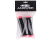 Image 2 for Answer Flange Lock-On Grips (Black/Flo Pink) (Pair) (135mm)