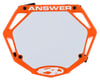 Image 1 for Answer 3D BMX Number Plate (Orange) (Pro)