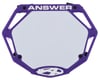 Image 1 for Answer 3D BMX Number Plate (Purple) (Pro)