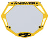 Image 1 for Answer 3D BMX Number Plate (Yellow) (Pro)