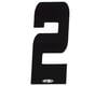 Answer 2" Number Plate Stickers (Black) (2)