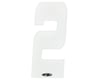 Answer 4" Number Plate Stickers (White) (2)