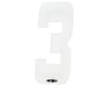 Answer 2" Number Plate Stickers (White) (3)