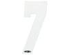 Answer 3" Number Plate Stickers (White) (7)