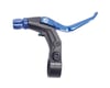 Box Three V-Point Brake Lever (Blue) (Right) (Short)