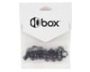 Image 2 for Box Components Spiral 7075 Alloy Chainring Bolt Kit (Black) (15pk)