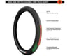 Image 2 for Box One 120 TPI Folding BMX Tire (Black) (Folding Bead) (20") (1-1/8") (451 ISO)