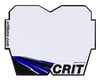 Crit BMX Products Carbon Number Plate (Blue) (Mini)