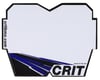 Crit BMX Products Carbon Number Plate (Blue) (Pro)