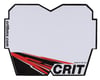 Crit BMX Products Carbon Number Plate (Red) (Pro)