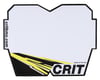 Crit BMX Products Carbon Number Plate (Yellow) (Pro)