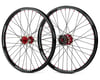 Image 1 for Crupi Pro Wheelset Rear Disc (Black/Red) (10mm Front) (20 x 1.75)