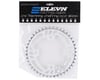Image 2 for Elevn Flow 4-Bolt Chainring (White) (43T)