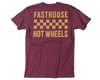Image 2 for Fasthouse Inc. Stacked Hot Wheels T-Shirt (Maroon) (S)