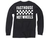 Image 2 for Fasthouse Inc. Stacked Hot Wheels Long Sleeve T-Shirt (Black) (S)