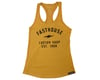 Fasthouse Inc. Women’s Fundamental Crop Tank T-Shirt (Vintage Gold) (L)