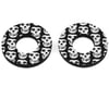 Image 1 for Flite Skull Grip Donuts (Black/White) (Pair)