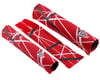 Image 1 for Flite Van Halen Jump! Inspired BMX Pad Set (Red) (Extra Wide Bar)