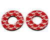 Image 1 for Flite CW Racing BMX Grip Donuts (Red / White) (Pair)