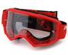 Fly Racing Focus Goggle (Red/Black) (Clear Lens)