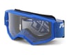 Fly Racing Youth Focus Goggle (Blue) (Clear Lens)