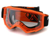 Fly Racing Focus Goggle (Black/Orange) (Clear Lens)