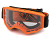 Fly Racing Youth Focus Goggle (Black/Orange) (Clear Lens)