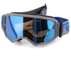 Image 1 for Fly Racing Zone Goggles (Grey/Blue) (Sky Blue Mirror/Smoke Lens)