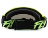 Image 2 for Fly Racing Zone Goggles (Black/Hi-Vis) (Silver Mirror/Smoke Lens)