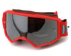 Fly Racing Youth Zone Goggle (Red/Charcoal/Smoke Lens)