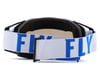Image 2 for Fly Racing Zone Pro Goggles (White/Blue) (Sky Blue Mirror/Smoke Lens) (w/ Post)