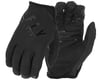 Fly Racing Windproof Gloves (Black) (XS)