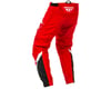 Image 2 for Fly Racing Youth F-16 Pants (Red/Black/White)