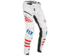 Image 1 for Fly Racing Kinetic Bicycle Pants (White/Red/Blue) (30)