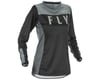 Fly Racing Women's Lite Jersey (Black/Grey) (2XL)