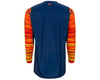 Image 2 for Fly Racing Kinetic Wave Jersey (Navy/Orange) (S)