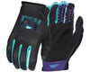 Image 1 for Fly Racing Women's Lite Gloves (Black/Aqua) (M)