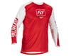 Image 1 for Fly Racing Lite Jersey (Red/White) (S)